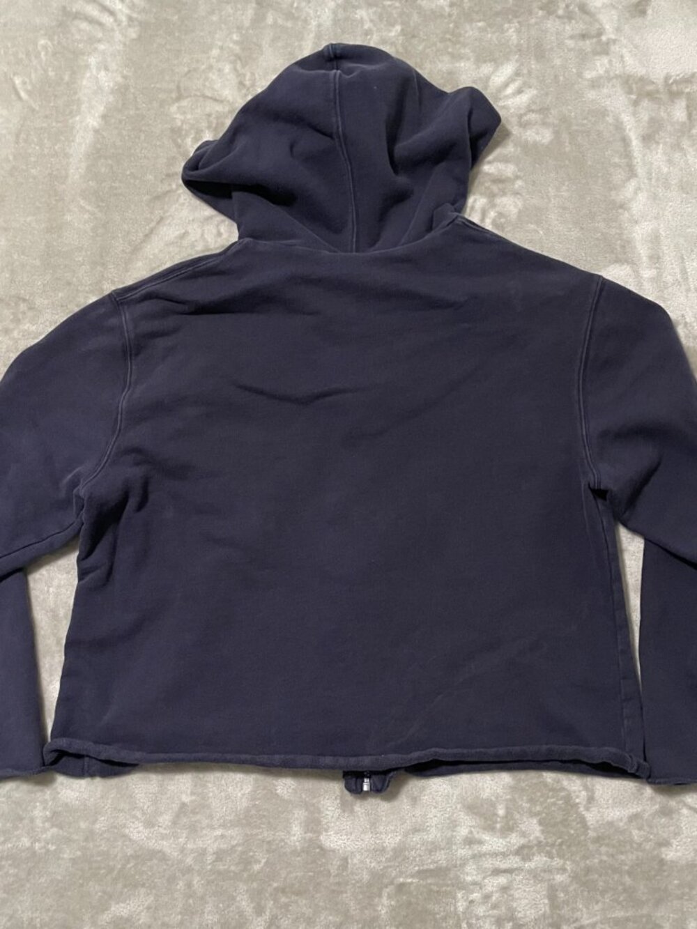 Disneyland Resort Vintage Navy Blue Zip Up Hoodie Mickey Mouse Embroidered Sz XL - Picture 3 of 7